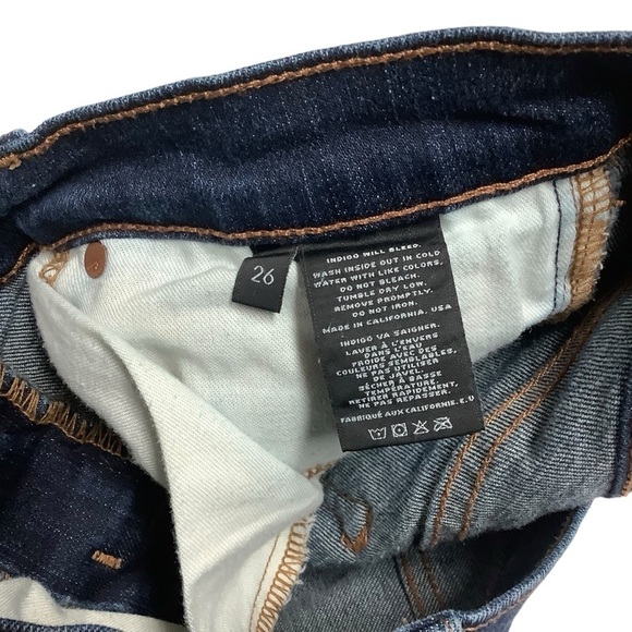 J Brand Jeans League Skinny Leg Dark Wash Size 26 - Picture 3 of 9